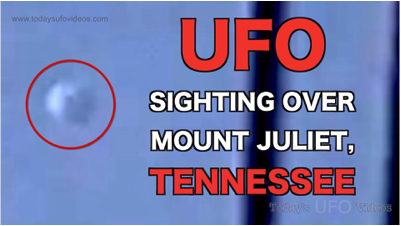 UFO Sighting Over Mount Juliet, Tennessee